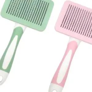 반려동물 슬리커 브러쉬 M 애견 고양이 털 정리용 유선형 헤어