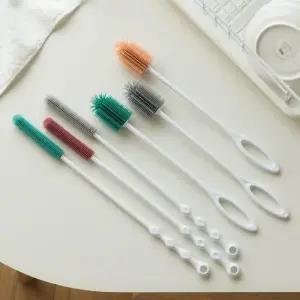 고품질 실리콘 젖병 세척솔 브러쉬 세척 관리 텀블러솔 병브러쉬 (WFK6C4O)