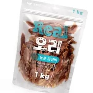 고품질 리얼 오리 사사미 간식 1kg 반려견 치석 제거 건강한 (WFK7DHA)