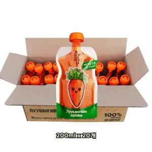 비타핏 몽골당근 유기농 퓨레 200ml x 20개