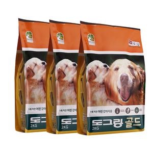 도그랑 골드 1세이하 2kg x 3포 6kg 어린 강아지 사료