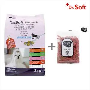 닥터소프트 양고기+감자 전견 3kg (피부, 피모 관절강화 소프트 사료)