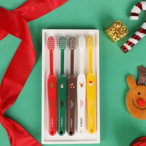 노르디코 킨더칫솔 크리스마스 에디션 20개 색상랜덤 유아 어린이 키즈 칫솔