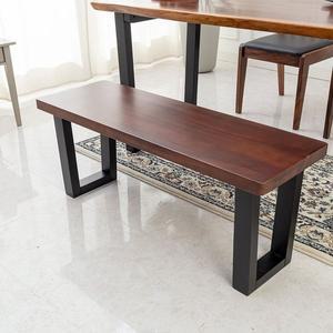 [기타]리버퍼니쳐 장미원목 우드슬랩 인테리어 2인 벤치의자 RZ0191