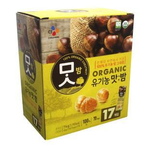 CJ제일제당 유기농 맛밤 42gX17팩/간식/견과/군밤