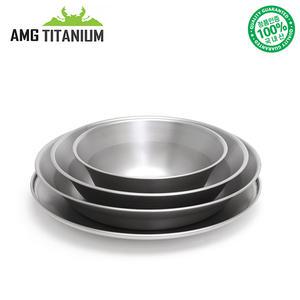 AMG티타늄 NEW 접시세트4ps(케이스포함) 캠핑접시 캠핑용품 AMG TITANIUM
