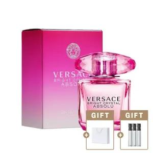 베르사체 브라이트 크리스탈 앱솔루 EDP 90ml + 앰플 3종 + 쇼핑백