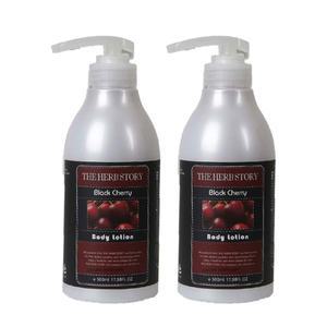 더허브스토리 바디로션, 블랙체리, 500ml, 2개