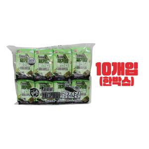 김앤김 김도둑 파파파 파기름 광천김 (4gx16봉) 10개