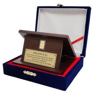 [골드초이스] 순금 골드바 감사패 1.875g(반돈) 부모님감사패 퇴직기념패 순금상패 선물