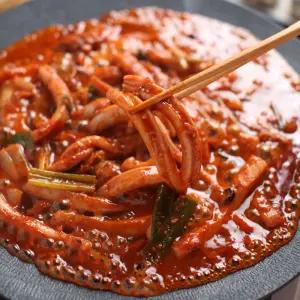 잇투헤븐 팔당 불 오징어 매운 오징어 볶음 400g 4팩