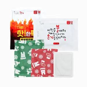 국산 핫팩 대용량 포켓용 군용 붙이는 난로 30개 45g 100g 150g 방석용 캠핑용