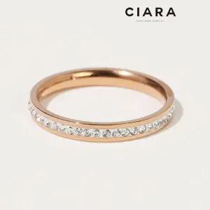 [하프클럽/]CIARA 써지컬스틸 Bertonico 스몰캐럿 버라이어티 심플 반지