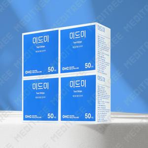 미드미 혈당시험지 4박스 200매(27년01월) 측정지 검사지 당뇨