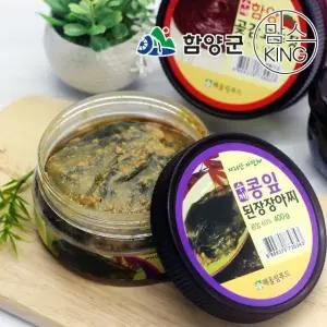지리산 해올림푸드 콩잎된장 장아찌 400g