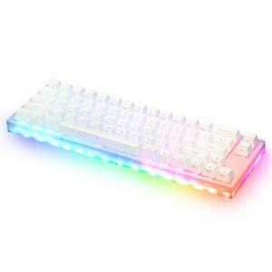 클롬 COX 콕스 피네스 66키 아크릴 RGB 게이트론 퀵스왑 키보드 황축