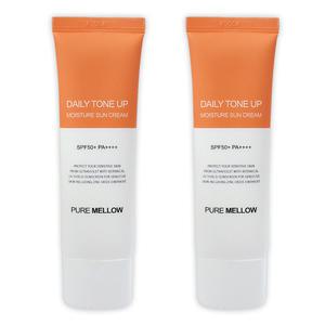 퓨어멜로우 데일리 톤업 촉촉 선크림 SPF50+ PA++++ 50ml 2개