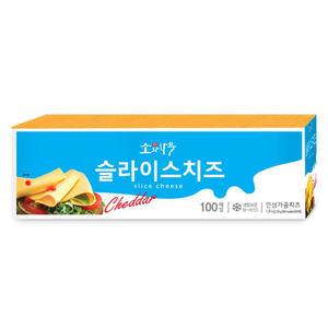 동원FnB 소와나무 체다 슬라이스 치즈 1.8kg 1개