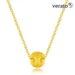 베라토 24K 순금 다이아몬드컷 8mm 볼 목걸이 1.3g 미러볼 컷팅 금 반돈 체인 와이프 여성 여자 친구 선물