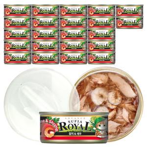 어드밴스 로얄 수피아 새우 170g 24개입 고양이캔 고양이통조림 1box