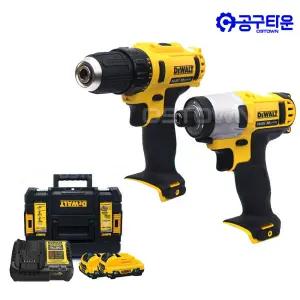디월트 DCK211D2T 충전콤보세트 10.8V 2.0Ah 2팩 DCD710 DCF815