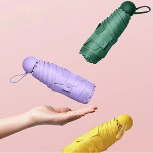 [로에드]미니 양산 우산 자외선차단 암막 초경량 우양산 파우치+케이스포