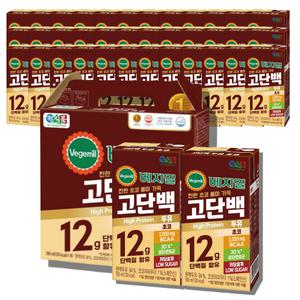 베지밀 고단백 초코우유 190ml 64개