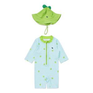 [블루독베이비](신세계 사우스시티)BL)체크 애플 올인원 수영복(45370-620-04)