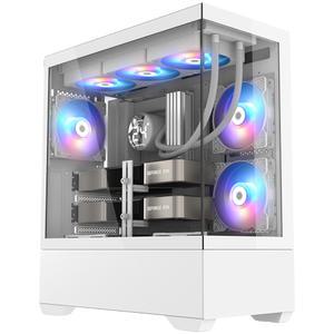 3RSYS K201 화이트 ATX 미들타워 PC 케이스
