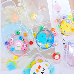 자외선 키링 만들기 키트 열쇠고리 DIY 공예 재료 세트 부자재