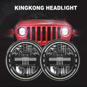 랭글러 JK LED 헤드라이트 킹콩 개조 적합 7 인치