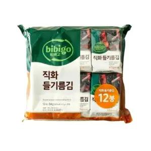 CJ 비비고 한달 직화 들기름김 54g x 4개
