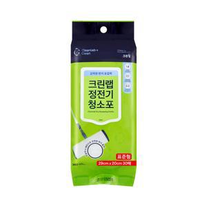 크린? 정전기 청소포 표준형 30매 일회용 청소 건식 클리너