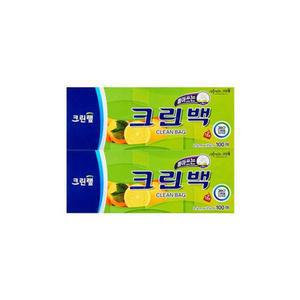 크린랩 뽑아쓰는 크린백 25cm35cm중형 100매 X 2개