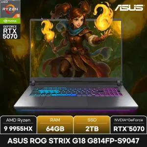 ASUS ROG STRIX G18 G814FP-S9047/RAM 64GB/SSD 2TB/ +마우스증정