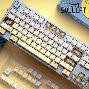 Soulcat 고양이키캡 PBT 귀여운 예쁜 체리 베이커리