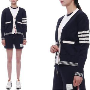 [톰브라운](마산점) 25SS 여성 사선 스트라이프 포인텔 가디건 (FKC568A Y3017 415 25S)