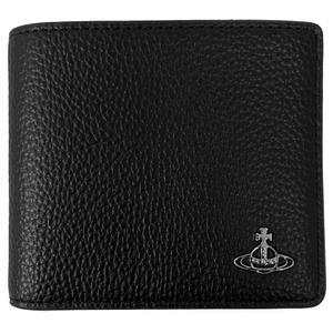 [VIVIENNE WESTWOOD] 25FW ORB 로고 반지갑 블랙 5115002PM S000D N403
