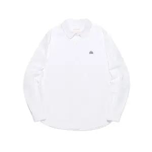 리 LEE 우먼 오리진핏 라운드 카라 셔츠 화이트 LE2303SH60WH 714836