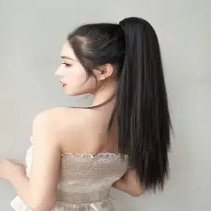 포니테일 묶음머리가발 긴머리 묶은머리 생머리 집게 가발