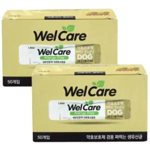 웰케어 유산균 투약보조제 강아지용 100개