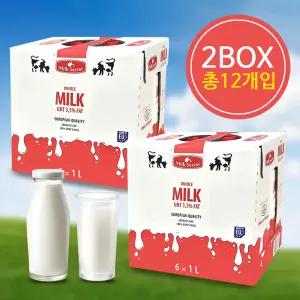 [밀크시크릿] 멸균 우유 3.5% 1box (1L x12개)
