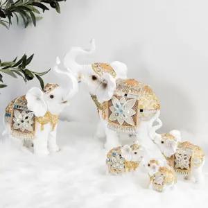 화이트 코끼리 2p set or 3p 2type선반데코 장식품 모형장식품 고급장식품 모형