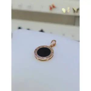 14k /18K 금 블랙 오닉스 12mm 목걸이 펜던트 12GW1346-소-체인제외
