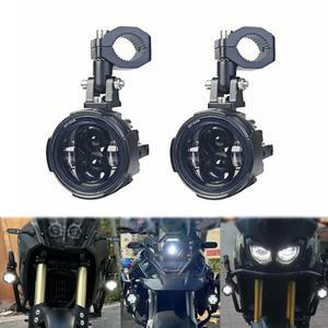R1200GS F800GS ADV MT07 보조 MT09 모토 램프 CRF1000L 안개등 LED 오토바이 트윈