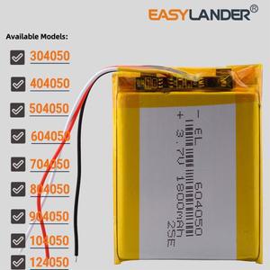 3선 304050 3.7V 1500mAh 104050124050 Lipo 리튬 이온 폴리머 배터리