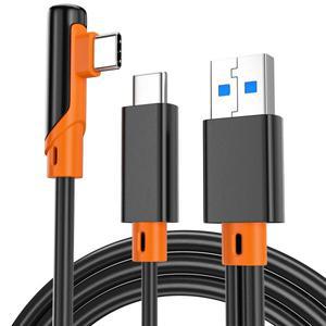 5Gbps 데이터 전송 충전 케이블 USB3.0-PSVR2용 Type-C Oculus Quest 3 /2 링크 PICO 4 액세서리용 VR 헤드