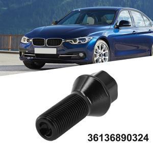 휠매트 카펫 러그 볼트 36136890324 BMW 호환 호환 F22 F25 X3 E70 E71 X4 블랙 너트 스터드 스틸 M14X1.25