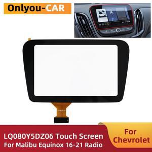 쉐보레 호환 말리부 이쿼녹스 CHEVY 2016-2020 네비 라디오용 8인치 LQ080Y5DZ06 터치 스크린 디지타이저 6