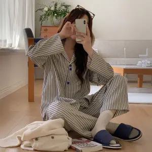 [공구우먼] [제작] 프렌치토스트 스트라이프 파자마 세트 83851 빅사이즈 여성의류